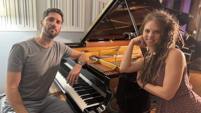 Jazz vocalist Sivan Arbel and pianist Andrea Goretti join Vienna Live to present their new album of original jazz songs, Bazrima.